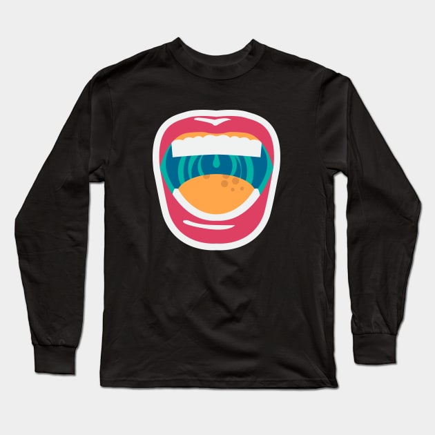 Life's Short | SMILE Long Sleeve T-Shirt by moose_cooletti